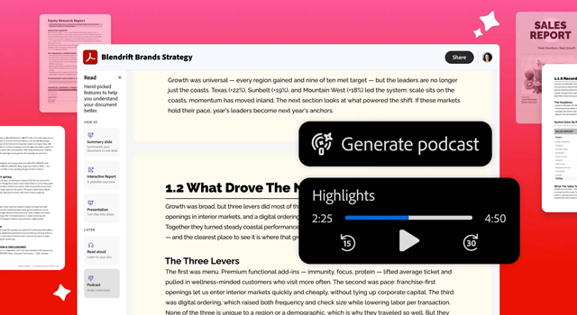 Give plain PDFs a polished, professional look Give plain PDFs a polished, professional look